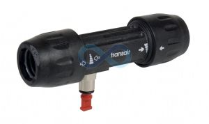 Transair Equal Connector with vent  25 - 63mm