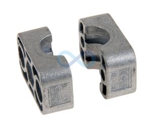 Single Std Tube Grooved Clamp Jaws (Aluminium)