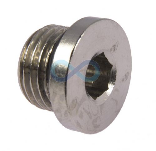 Nickel Plated Brass Plug, BSPT Male
